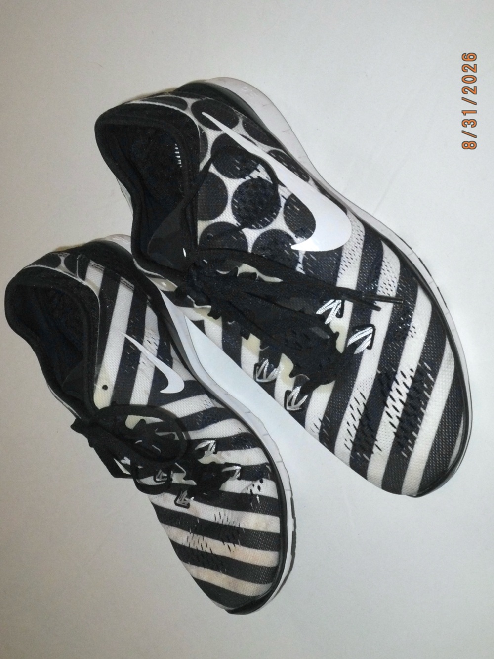 Nike Free TR Fit Women’s Black and White Patterned Athletic Sneakers